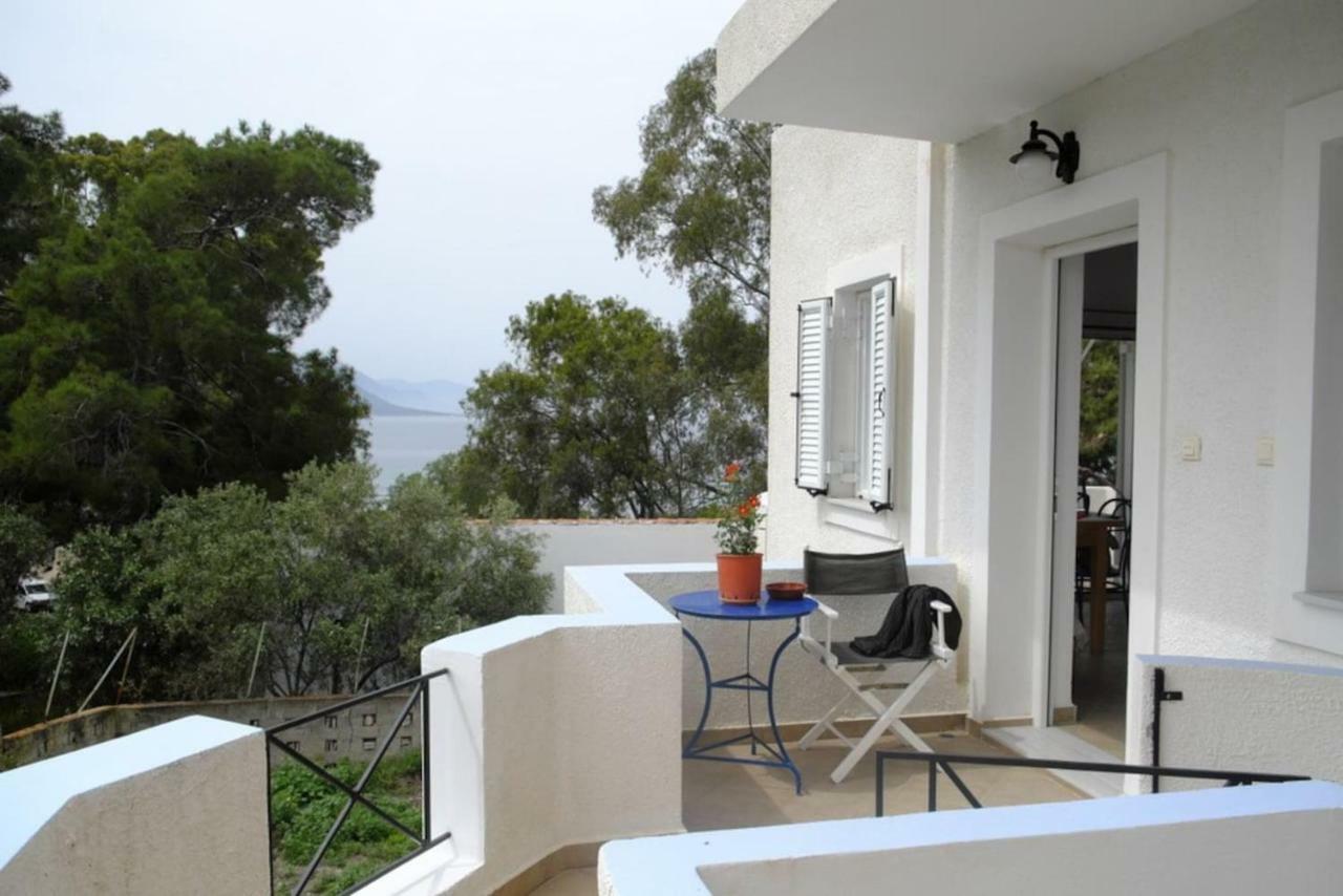 Apartment With Sea View And Balcony 60M From Beach Aegina Eksteriør bilde